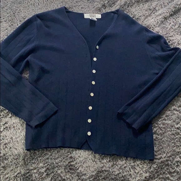 Segue Sweaters - Navy blue Cardigan
